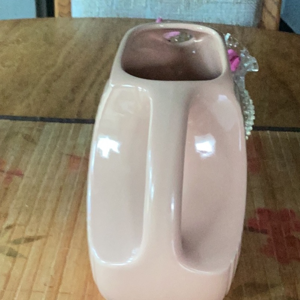 Fiesta ware Peach Ceramic Pitcher - Picture 3 of 5
